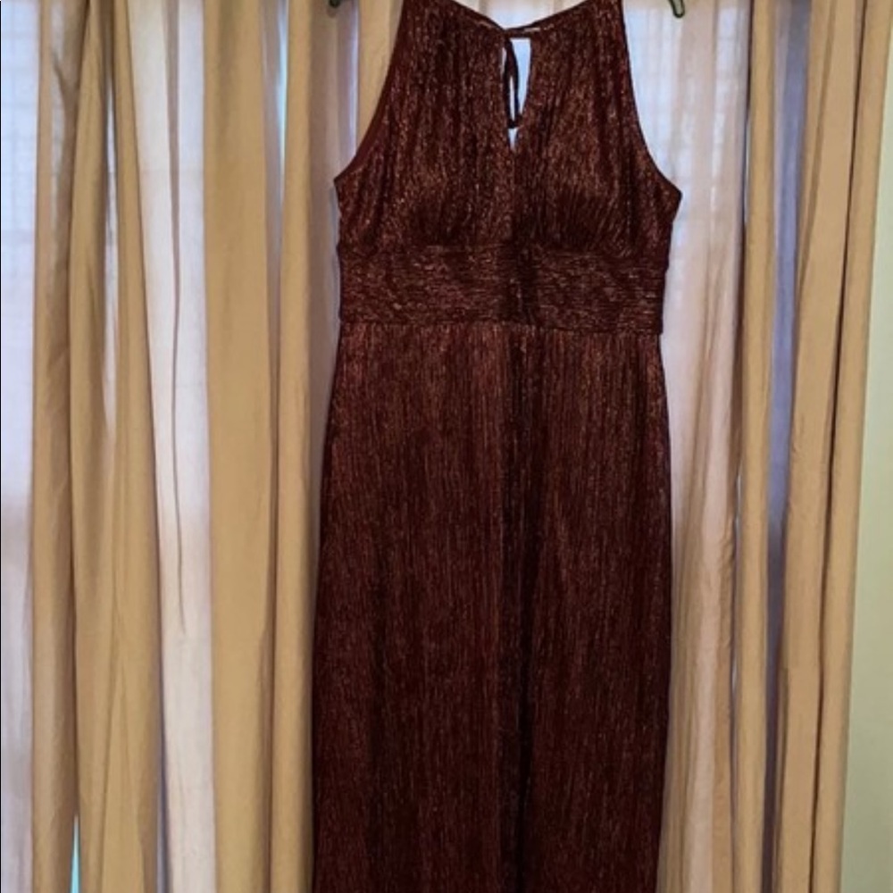Long Burgundy Evening gown